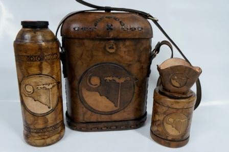 Conjunto Mateira Taura Couro 1L